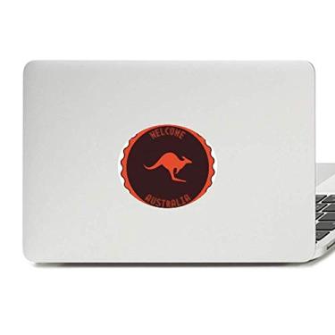 Imagem de Adesivo de notebook com emblema de Canguru Sabor Austrália Emblema de Vinil