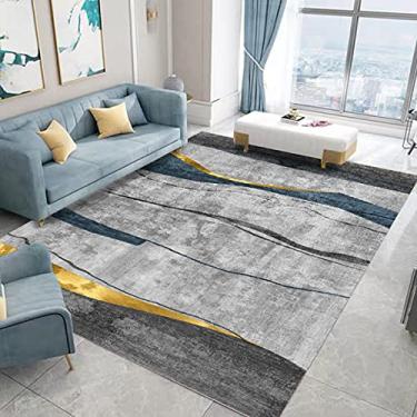 Imagem de jia cool Carpete, marroquino, boêmio, fácil limpeza, para quarto, cozinha, sala de estar, tapete de área que não cai, geométrico de 200 x 299 cm - 45