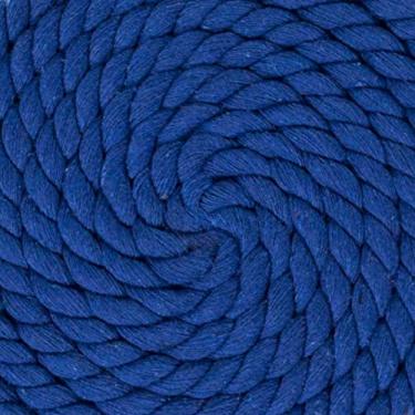 Imagem de Corda de algodão trançado natural West Coast Paracord – Corda artesanal – Corda tripla super macia e forte para esportes, decoração, artesanato, macramê, uso interno (1,27 cm x 320 m, azul real)