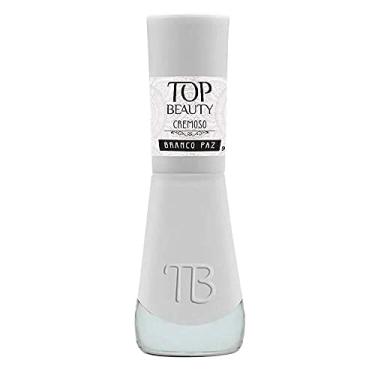 Imagem de Esmalte New Top Beauty 9Ml Cremoso - 356 - Branco Paz, Top Beauty