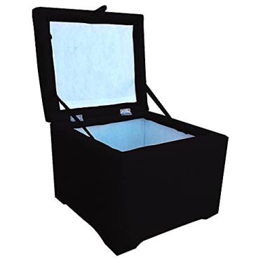 Imagem de PUFF DADO BAU SUITE GUARDA VOLUMES Preto