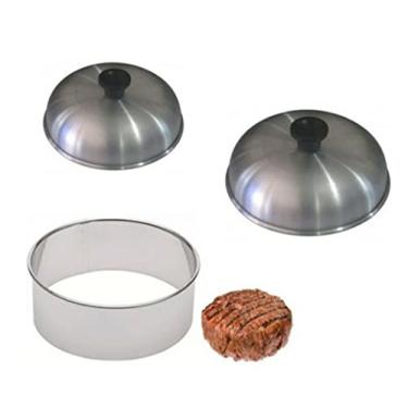 Imagem de Kit 2 Abafador Hambúrguer + 1 Modelador De Hambúrguer