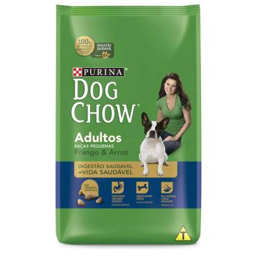 Ração Seca Nestlé Purina Dog Chow Extra Life Frango e Arroz Cães Adultos Raças Minis e Pequenas - 3 Kg