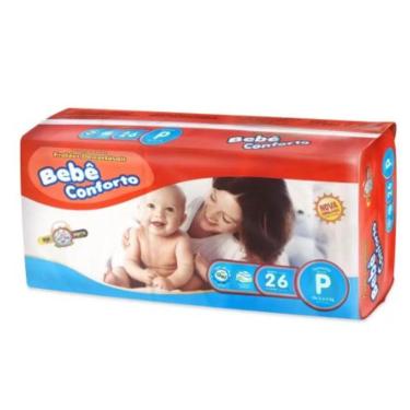 Imagem de Fralda Infantil Bebe Conforto Intermediaria P C/26