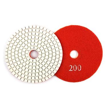 Imagem de Bloco de polimento de diamante de 10 cm de grão 200 para granito de mármore e pedra de concreto, lixamento grosso