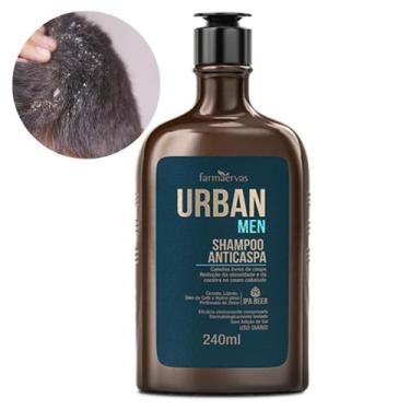 Imagem de Shampoo Masculino Anticaspa Xampu Homem Redução Caspa Cabelo Urban Men