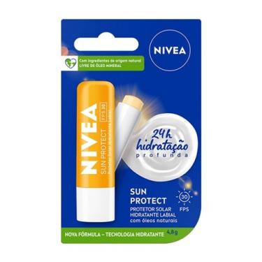 Imagem de Protetor Solar Hidratante Labial Sun Protect FPS30 - Nivea
