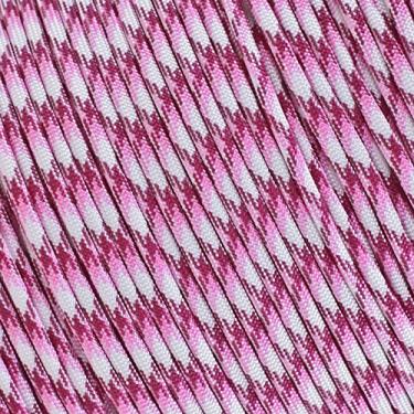 Imagem de Paracord West Coast – Mais de 300 cores – Corda de paraquedas 550 – Paracord tipo III 7 fios de 2,54 m, 3,8 m, 7,6 m, 1,3 m, 2,4 m e carretéis de 250 e 1000 pés, Breast Cancer Awareness, 1 Foot