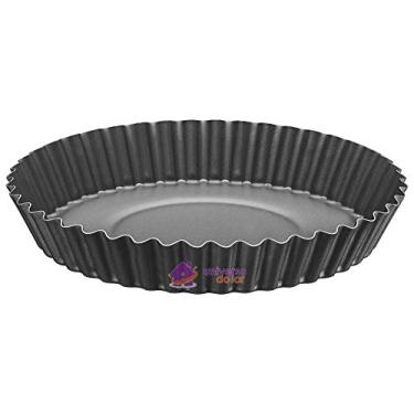 Imagem de Tramontina 20056024 Forma para Torta e Bolo de Alumínio com Revestimento Interno Antiaderente, Grafite, 24 cm