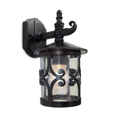 Imagem de Arandela Colonial Vidro Pontilhado 28cm 1E27