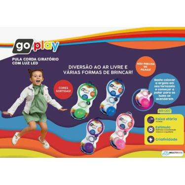 Imagem de Pula Corda Giratoria - Go Play Spin Balls - Com Luz Led Azul MULTILASER