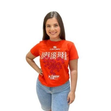 Imagem de Camiseta Fem Estampado Colcci - Vermelho Vermelho PP-Feminino