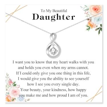 Imagem de Colar infinito para mulheres, aniversário, Natal, Dia das Mães, presente para mãe, esposa, avó, nova mãe, mãe, irmã, cachorro, tia, madrasta, sogra, cunhada, cunhada, colega de trabalho, chefe, Aço