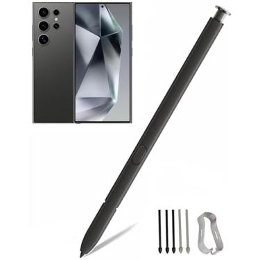 Imagem de Caneta de substituição para Galaxy S24 Ultra S para Samsung Galaxy S24 Ultra 5G Touch Stylus Pen, 4096 níveis de sensibilidade à pressão S24 S caneta (sem Bluetooth) de substituição + pontas/pontas
