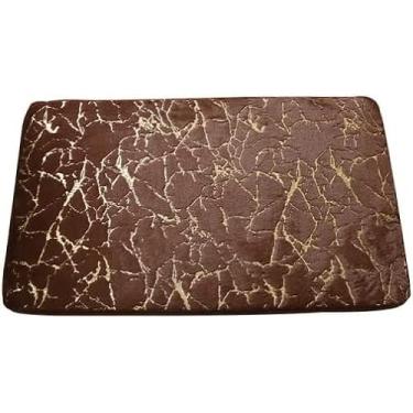 Imagem de Tapetes de áreaRetângulo Tapete Capacho Tapete de banho Varanda Luxo Sala de estar Lavável Quarto Tapetes de cabeceira Tapete de área, marrom, XL 60x120cm