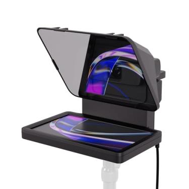 Imagem de Elgato Prompter – Teleprompter com tela integrada para YouTube, Twitch, Zoom, MS Teams e muito mais, suporta DSLR/webcam/smartphone, monitor de arrastar e soltar, funciona com Mac/PC e deck de