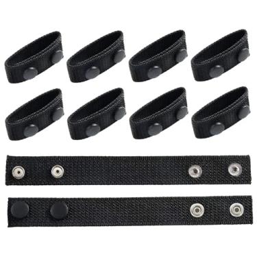 Imagem de SANNIX 10pcs Duty Nylon Belt Keeper com snaps duplos para fixacao do cinto tatico de seguranca