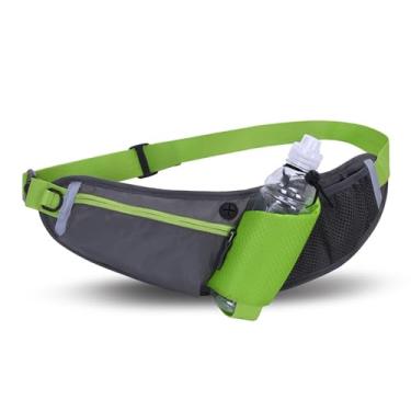Imagem de Carteiras Pochete Bolsa de Telefone, Cinto de Corrida com Suporte para Garrafa de Água Pochete Esportiva Bolsa de Cintura para Homens e Mulheres Cinto Esportivo com Zíper para Corrida Caminhada Escala