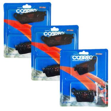 Imagem de Kit Pastilhas de Freio Cb 600f Hornet Sem Abs 2008 A 2014 Cobreq Racin