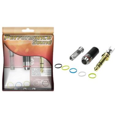 Imagem de Plugue P10 Estéreo Ouro 18k Profissional Top de Linha - PERFORMANCE SO