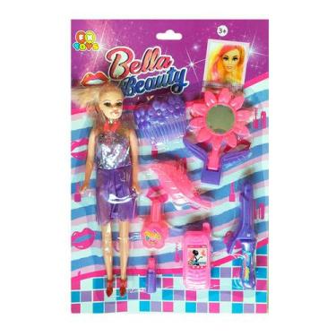 Imagem de Kit Salão De Beleza Fashion Infantil C/ Boneca E Acessórios - FX