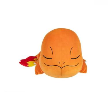 Imagem de Pelúcia Sleeping Charmander de 45cm - Pokémon - POKEMON JAZWARES