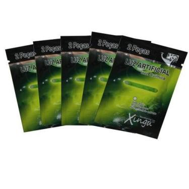 Imagem de Kit Bastão Stick Luz Quimica Pesca Noturna Boia Vara 10Un - Xingu