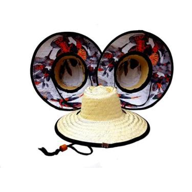Imagem de Chapéu De Palha Surf Com Forração Interna Moda Praia Unisex - Sensibil