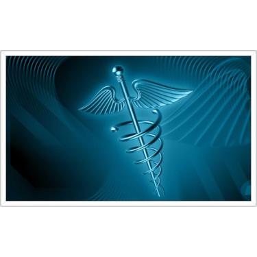 Imagem de Quadro Decorativo Medicina Médicos Consultórios Decorar Salas Moldura 