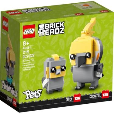 Imagem de LEGO BrickHeadz Pets Dogs, Cats, Fish, Birds or Hamsters (Choose Pet) (Cockatiel 40481)