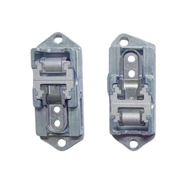 Imagem de Capa de substituição para laptop dobradiça pivô esquerda + suporte direito apto para Microsoft Surface Pro 5/6/7 1796 1807 1866 (prata)