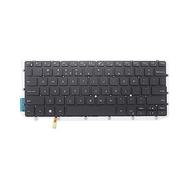 Imagem de Novo teclado de laptop de substituição para Dell XPS 13 9370 9380 13-9370 13-9380 9380-7660SLV-PUS P82G XPS 13 7390 (não para 7390 2 em 1) retroiluminado US 3CM18 03CM18 NSK-EN0B. C