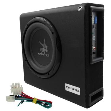 Imagem de Caixa Amplificada Automotiva Mini Slim CXMS 200 8'' Polegadas 200W Cor