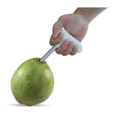 Imagem de Furador Abridor De Cocos Profissional Manual Inox - TOP CHEF