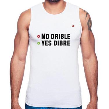 Imagem de Regata No drible, yes dibre - Foca na Moda, Branco, G
