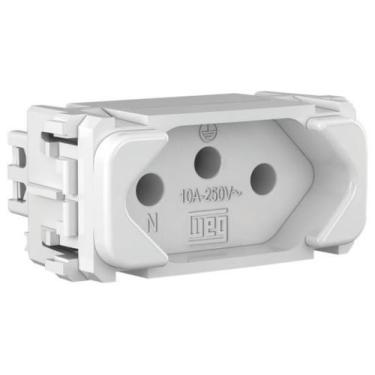 Imagem de Tomada 2P+T - Composé - WEG, 10A, Branco