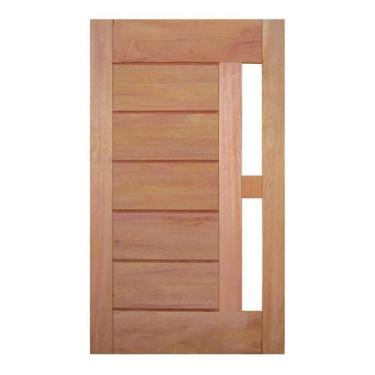 Imagem de Porta de Madeira BBB para Vidro Maciça Cedro Arana Casmavi, 90cm x 210