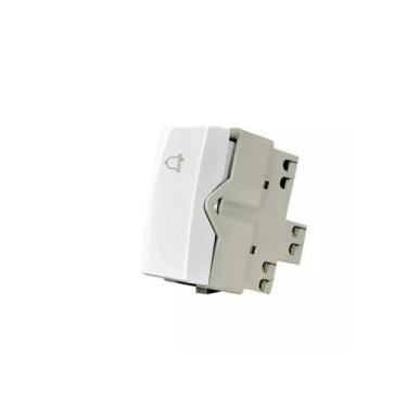 Imagem de Módulo Margirius Pulsador Campainha Sleek, Branco