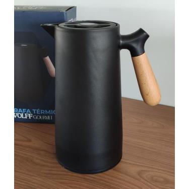 Imagem de Garrafa Térmica Wolff Nórdica Preta De Plástico 1l - Rojemac, 1L, Pret