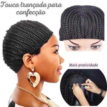 Imagem de Touca Trançada Para Treinamento Entrelace Confecção De Peruca - BHAIR