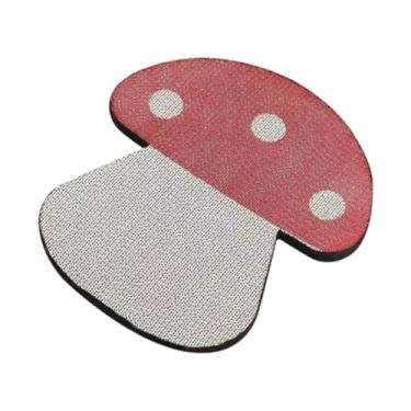 Imagem de WeiLaiKeQi Gato scratcher almofada gato scratcher esteira em forma de cogumelo almofada de dormir tapete dos desenhos animados gatos internos gato scratcher