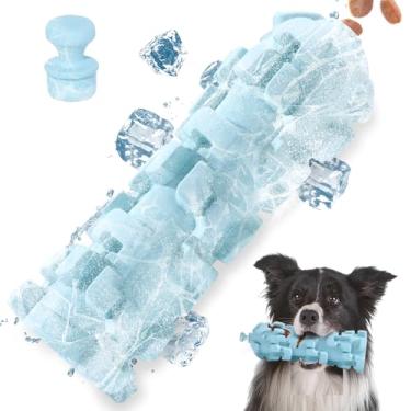 Imagem de Brinquedos para cães M.C.works para mastigadores agressivos, animais de estimação indestrutíveis, brinquedo para cães extremos para mastigadores pesados - borracha natural mais resistente - divertido de mastigar, perseguir e buscar-GG