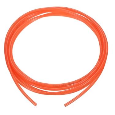 Imagem de PATIKIL Tubo PE 3/81.3 cm ID x 5/81.3 cm OD (2,5 mm x 4 mm), 3 metros (3 metros), tubo flexível de mangueira de polietileno para sistemas de osmose reversa, filtros de água, laranja