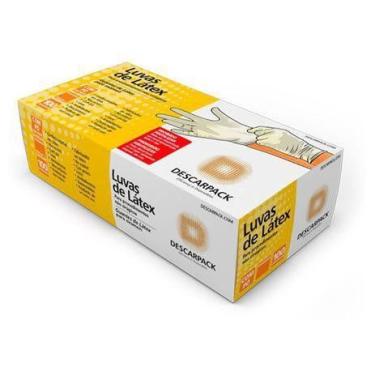 Imagem de Luva De Látex P/ Procedimentos Tamanho P C.A. 29.996 C/ 100 Un. Descar