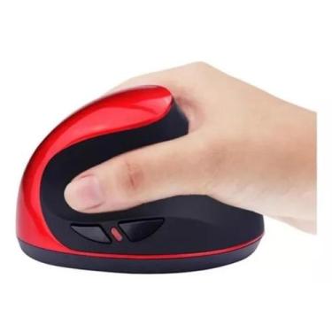 Imagem de Mouse Ergonômico Sem Fio Bluetooth/Wireless  Conforto e Precisão em Ca