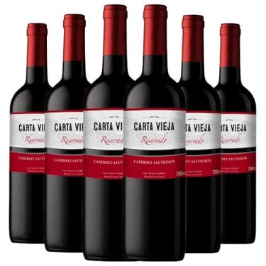 Imagem de Kit 6 Vinhos Carta Vieja Reservado Cabernet Sauvignon