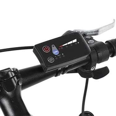 Imagem de Display de LED à Prova D'água Kit de Controlador de Bicicleta Elétrica para Ajuste de Velocidade Seguro e Fácil Adequado para a Maioria Dos Guidão (48V 250W/350W)