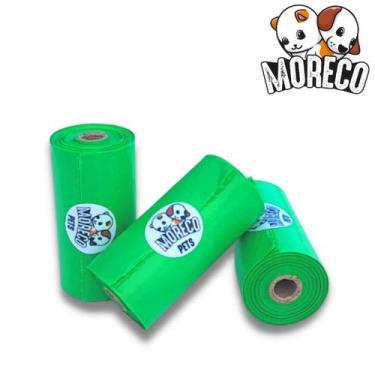 Imagem de Kit Rolinhos Pet Biodegradáveis Coleta Fezes CataCaca Moreco, 3 Unidad