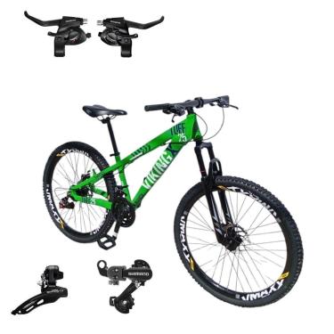 Imagem de Bicicleta 26 VikingX T25 24v Cambios e Trocadores Shimano Pneu 26 Cravudo-Unissex