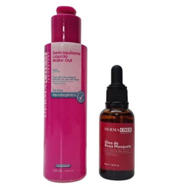Imagem de Kit Demaquilante Líquido Make Out + Óleo De Rosa Mosqueta - Dermachem